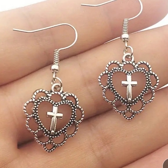 Earrings Jewelry - New Hollow Cross Design Hook Earrings Zinc Alloy